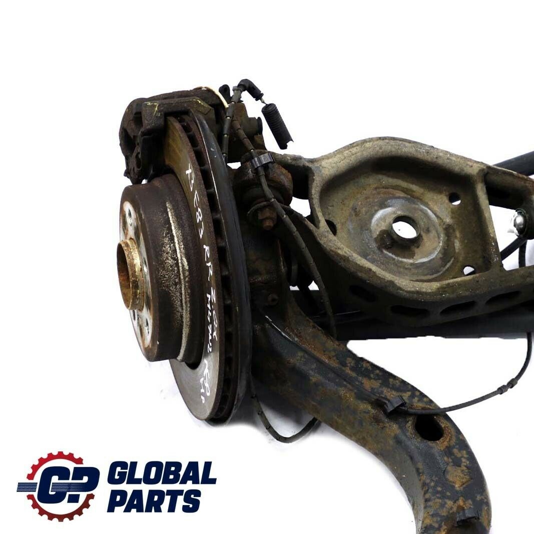 BMW X3 Series E83 2.0d M47N2 Rear Right O/S Suspension Leg Arm Brake Disc