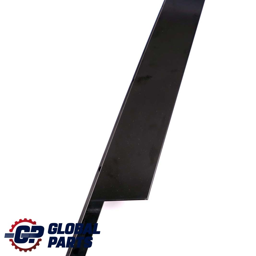 BMW X3 Series E83 LCI Front Left Finisher Window Frame B-pillar Door Schwarz