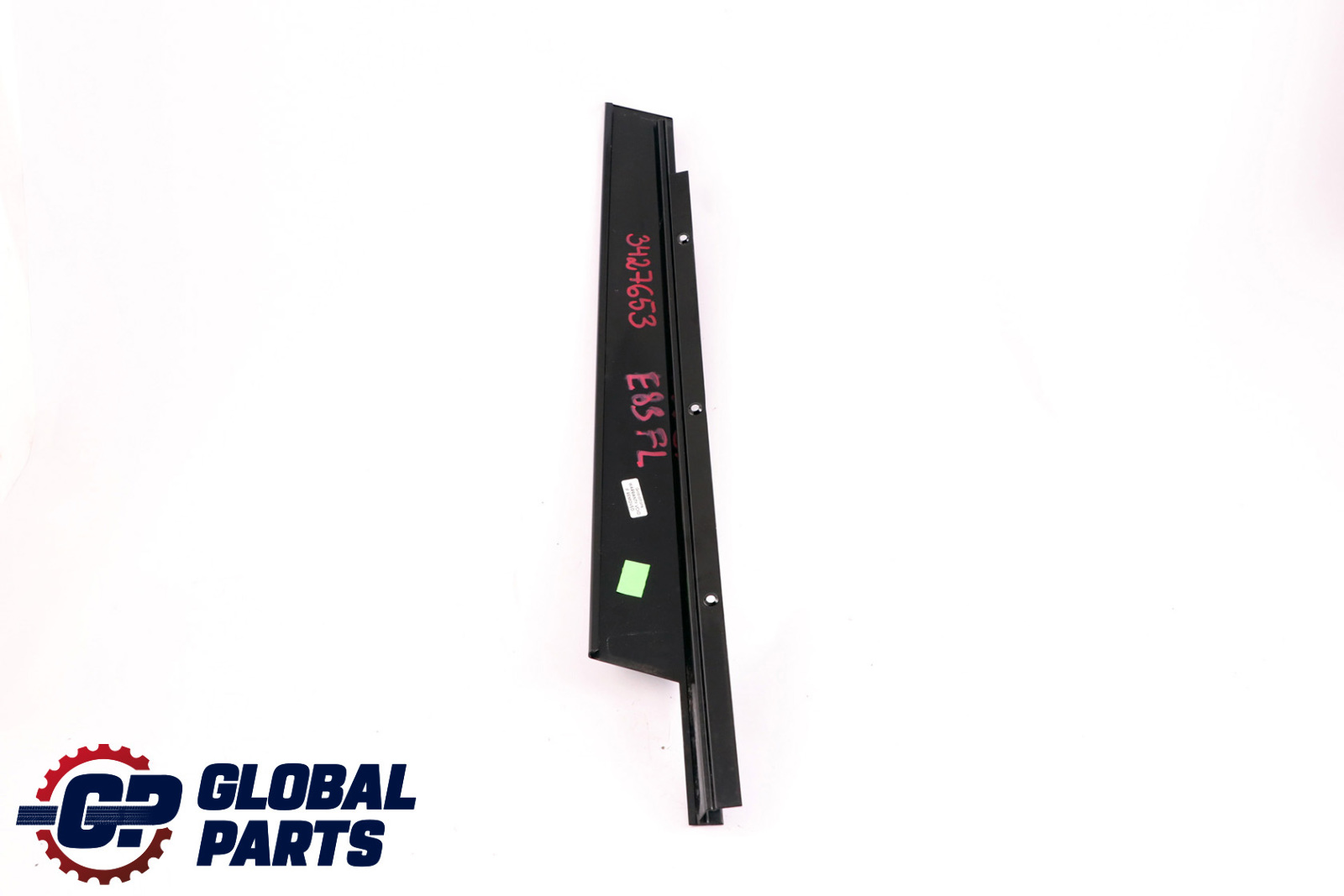 BMW X3 Series E83 LCi Front Left Finisher Window Frame B-pillar Door SCHWARZ