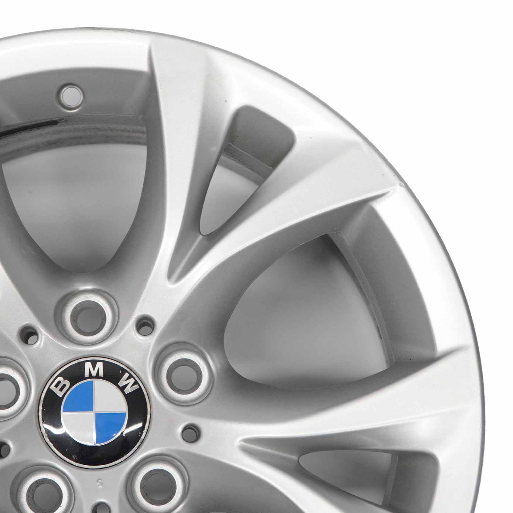 BMW X3 E83 Silberne Leichtmetall felge 17" V-Speiche 279 8J ET:46 3451879