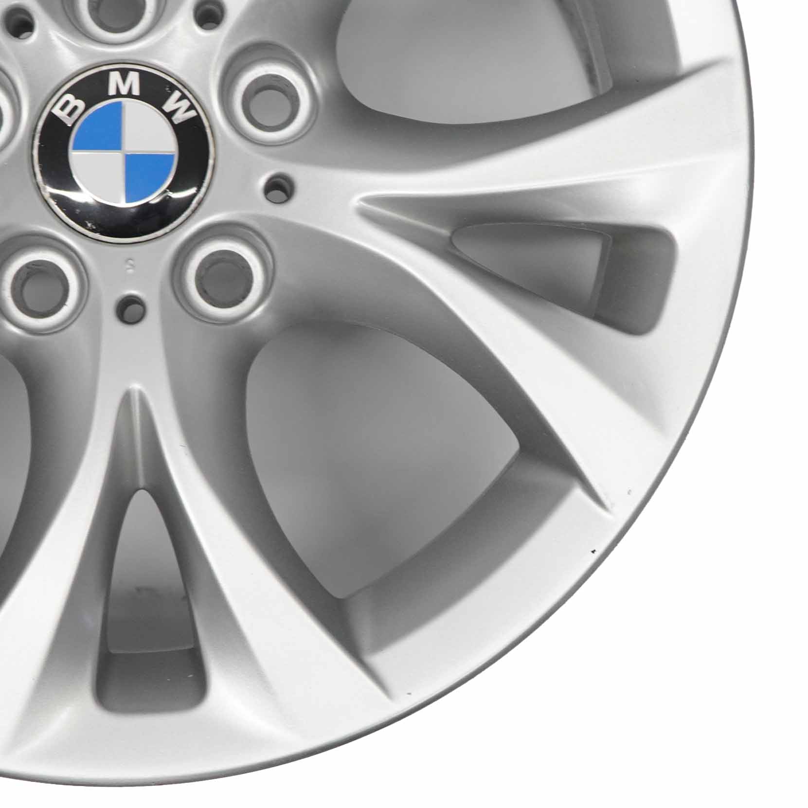 BMW X3 E83 Silberne Leichtmetall felge 17" V-Speiche 279 8J ET:46 3451879