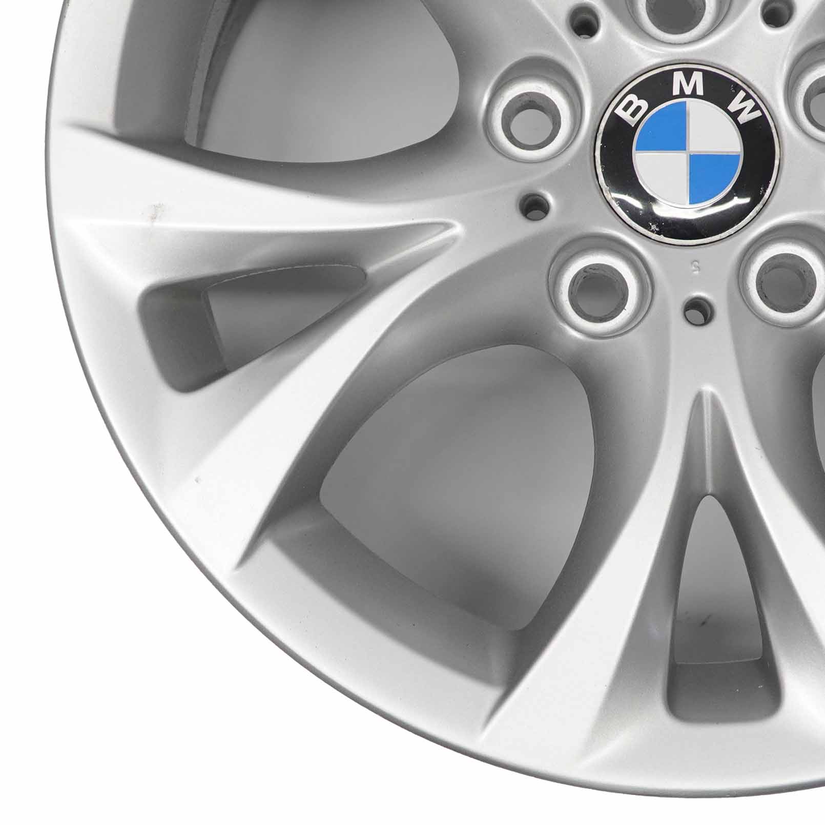 BMW X3 E83 Silberne Leichtmetall felge 17" V-Speiche 279 8J ET:46 3451879