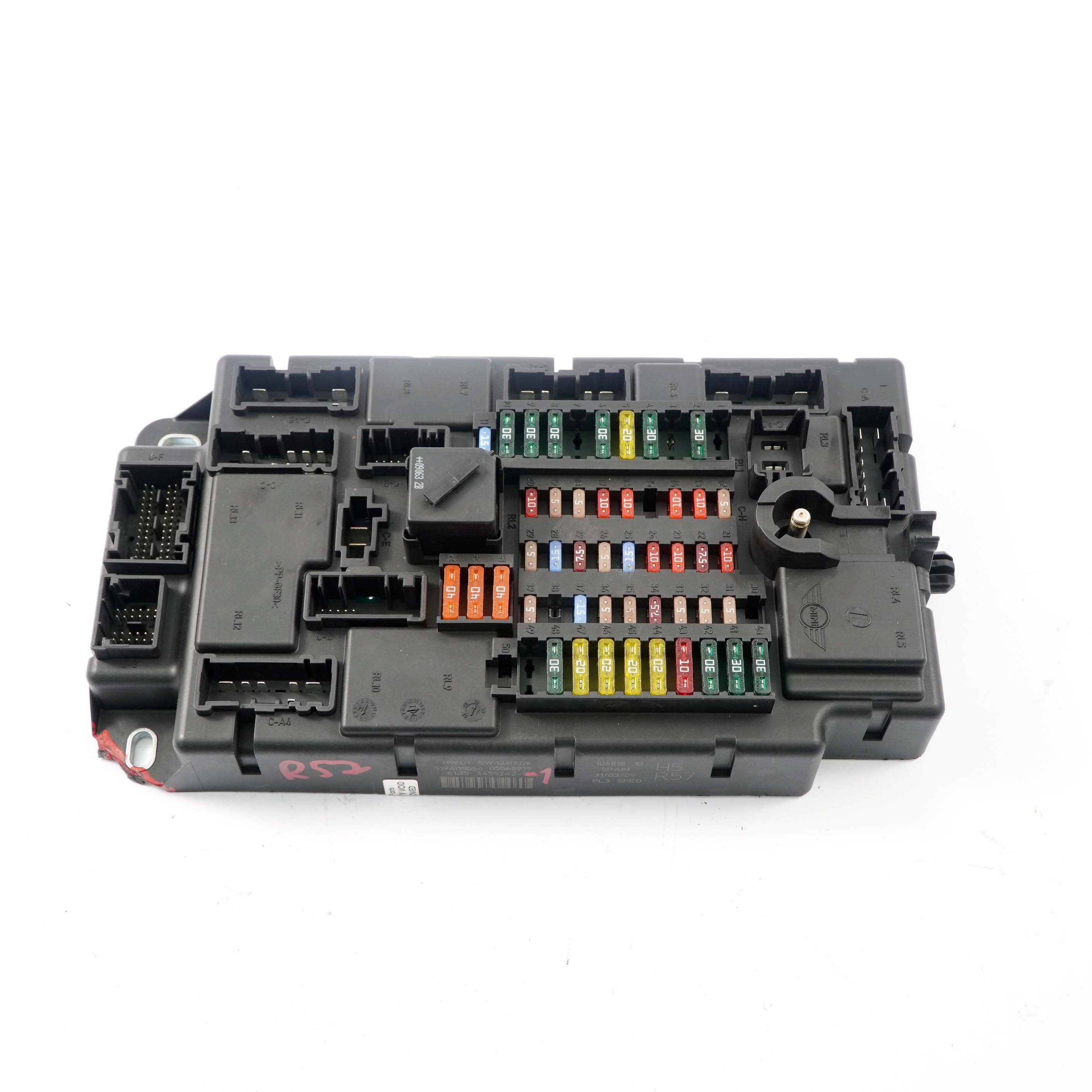 Mini Cooper Cabrio R57 High SPEG PL3 DC/DC H5 Fuse Distribution Box 3455242