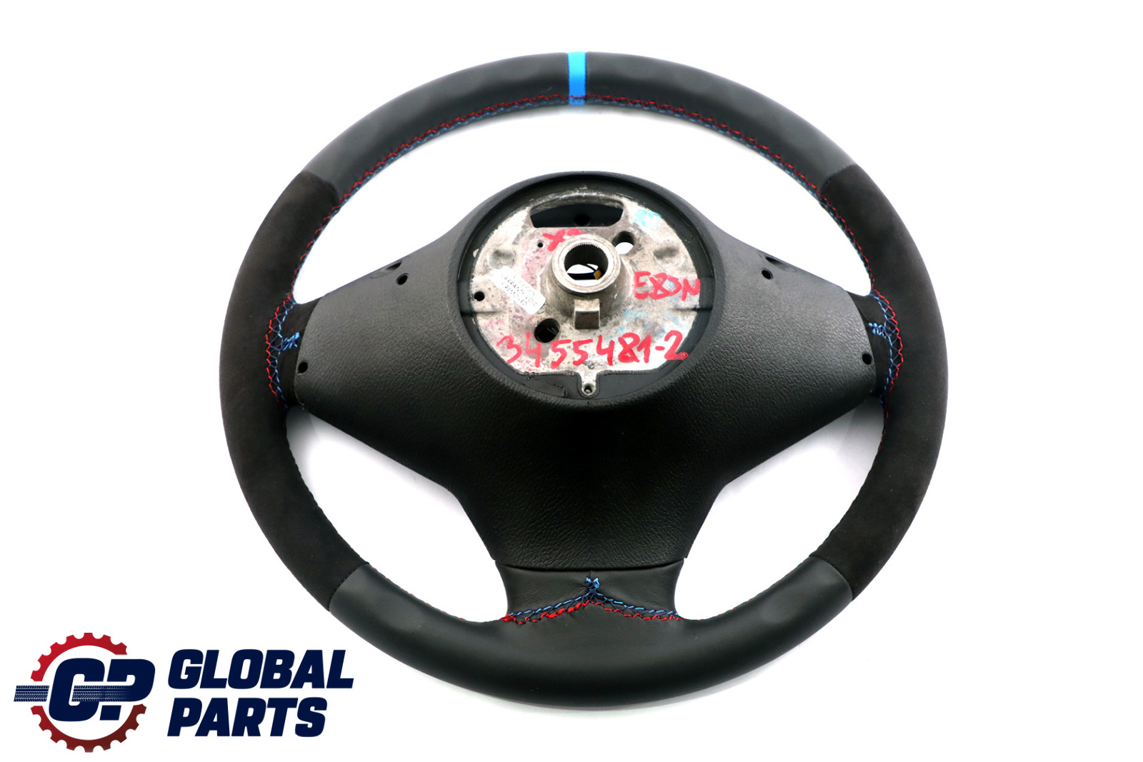 BMW X3 Series E83 LCI NEW Black Leather /Alcantara Steering Wheel M-tricoloured