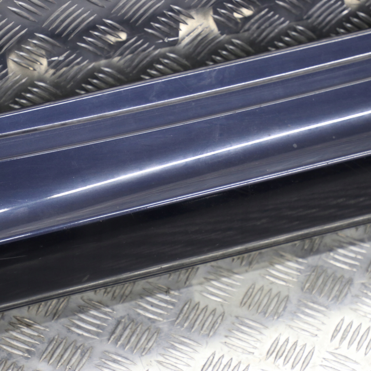 BMW 1 SERIES E81 E82 E88 Sill strip side skirt left N/S Monacoblau Blue A35