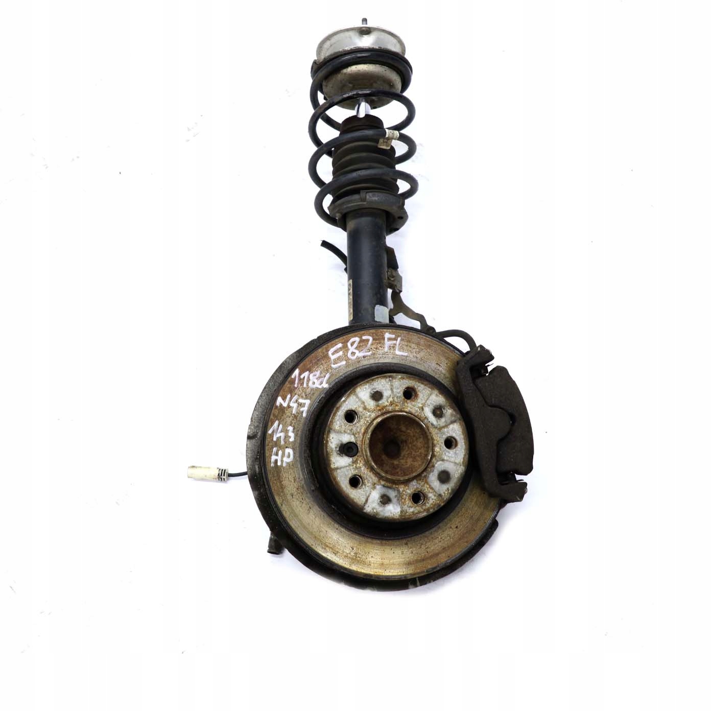 BMW 1 Series E81 120D Front Left N/S Spring Strut Brake Suspension Leg Hub Axle