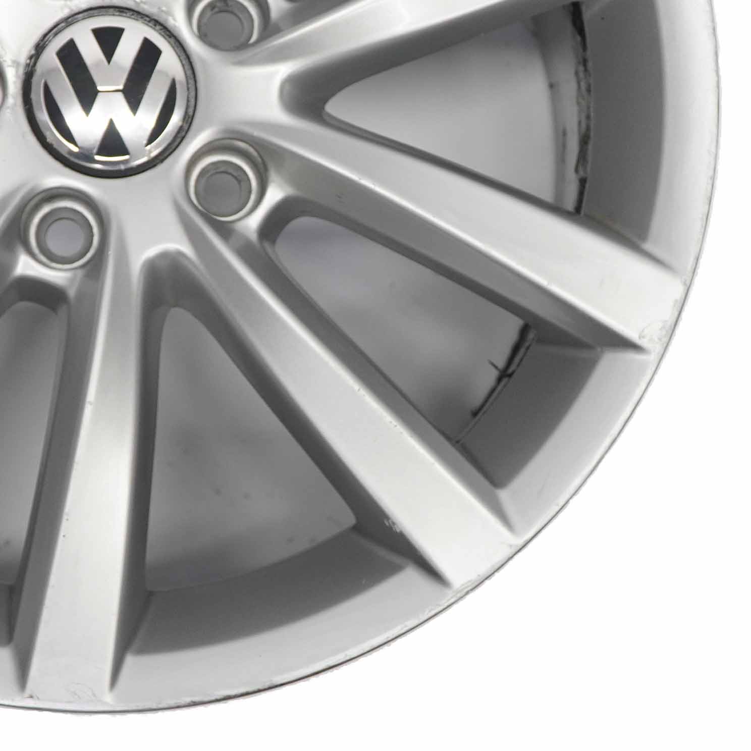 VW Volkswagen Passat B7 Silver Wheel Alloy Rim 17" ET:47 7,5J 3AA601025AD