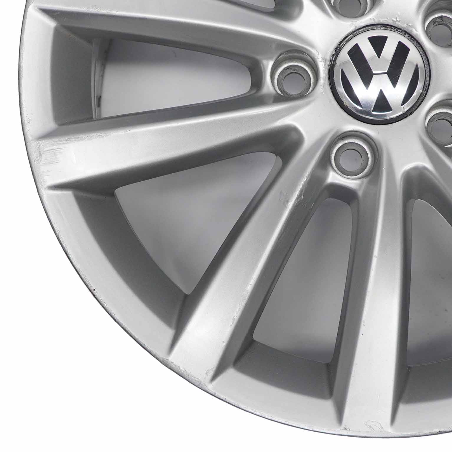 VW Volkswagen Passat B7 Silver Wheel Alloy Rim 17" ET:47 7,5J 3AA601025AD