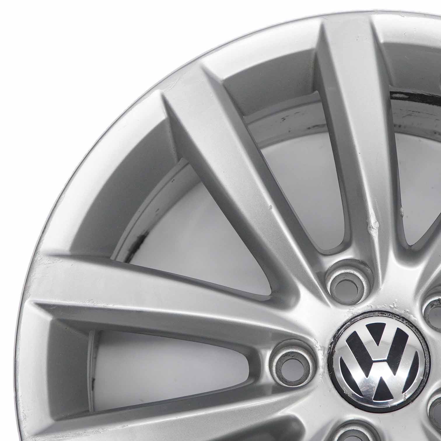 VW Volkswagen Passat B7 Silver Wheel Alloy Rim 17" ET:47 7,5J 3AA601025AD