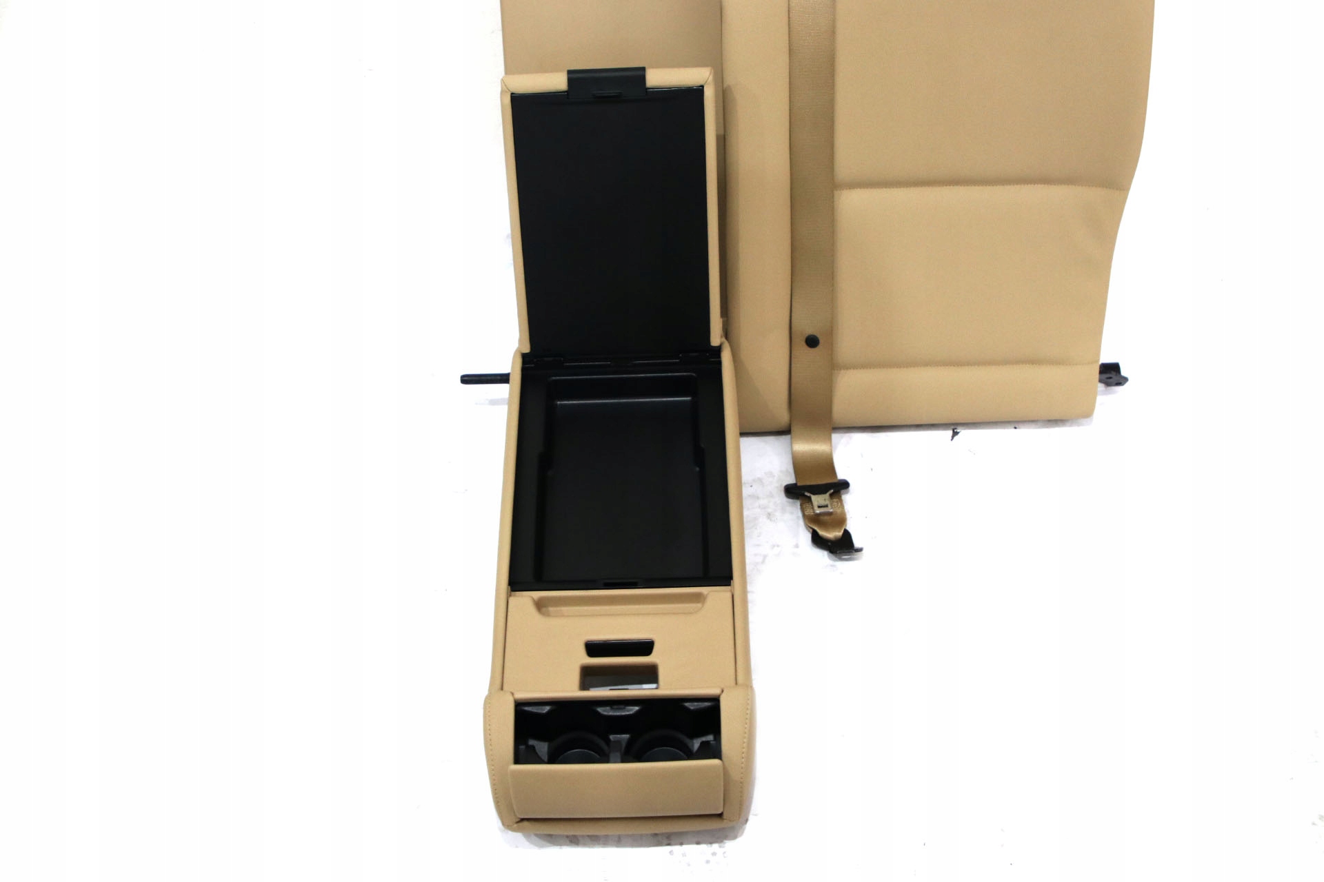 BMW 5 E61 Touring Sitzbezug Rückenlehne Hinten Links Leder Beige 7125231