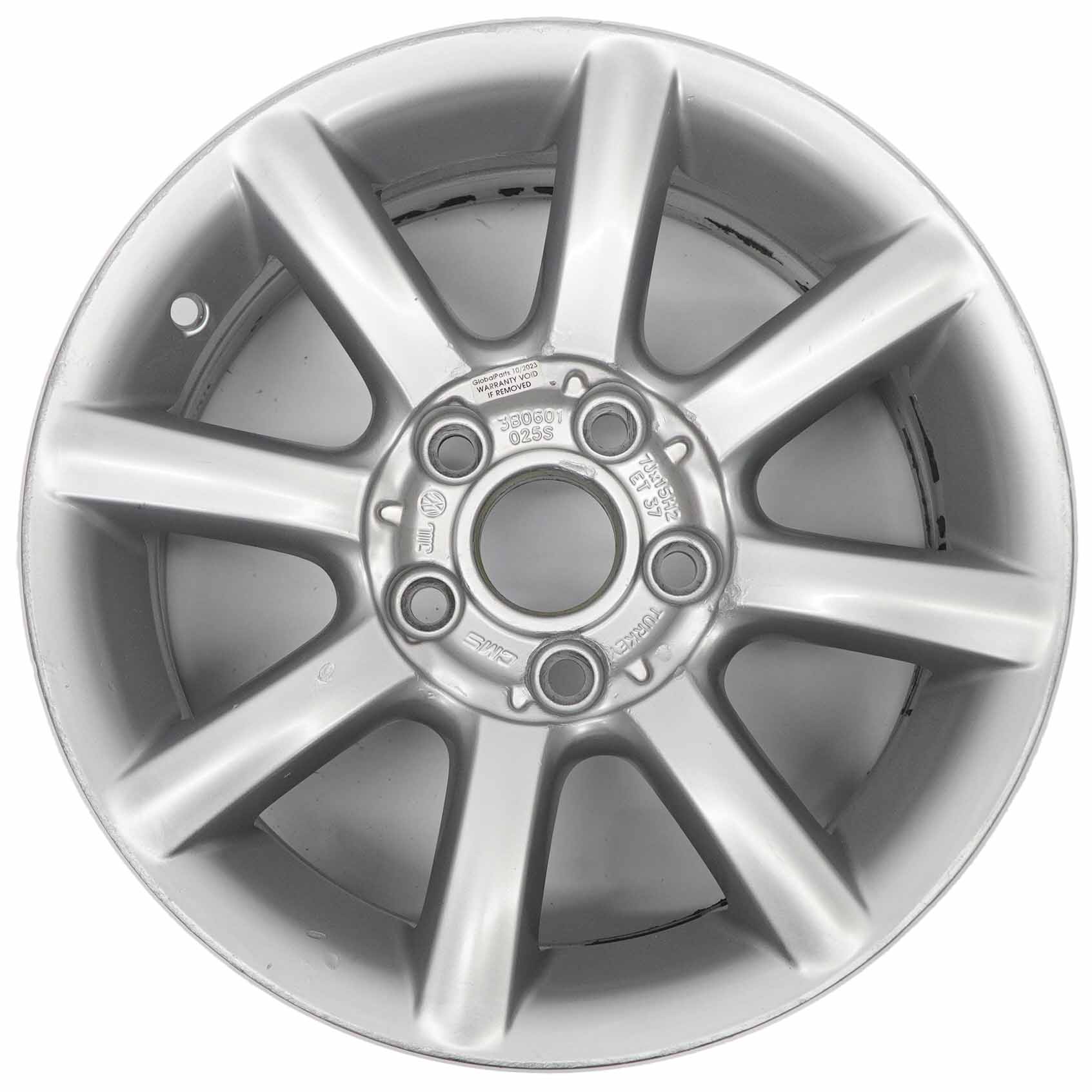 VW Volkswagen Passat B5 Silberne Leichtmetall felge 15" ET:37 7J 3B0601025S