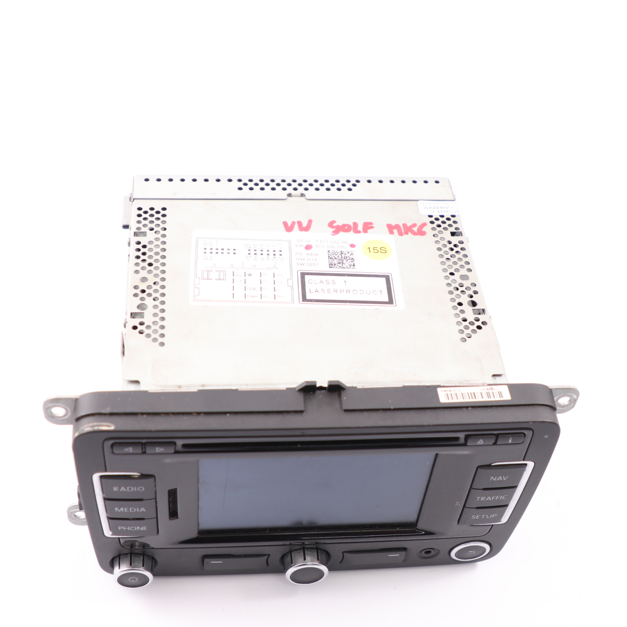 VW Volkswagen Golf 6 Polo Radio Head Unit RNS 310 Media Player Einheit 3C0035270