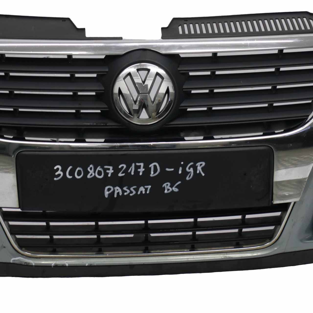 Volkswagen VW Passat B6 Przedni Zderzak Iron Grey