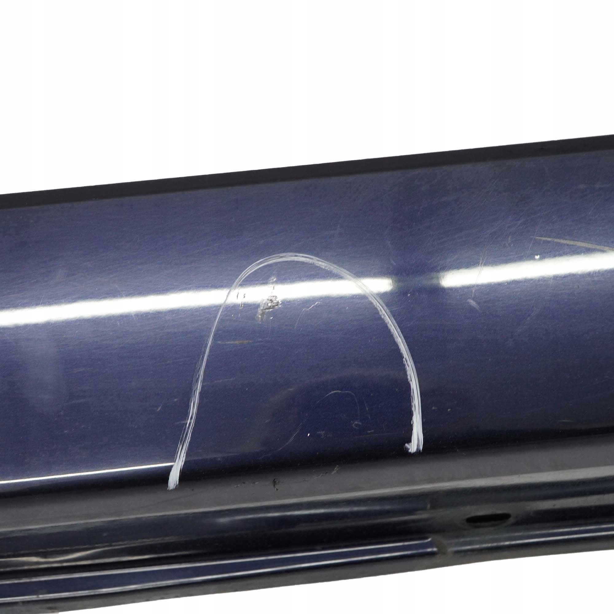 BMW 5 E60 E61 LCI 2 Door Sill Cover Side Skirt Right O/S Monacoblau Blue - A35