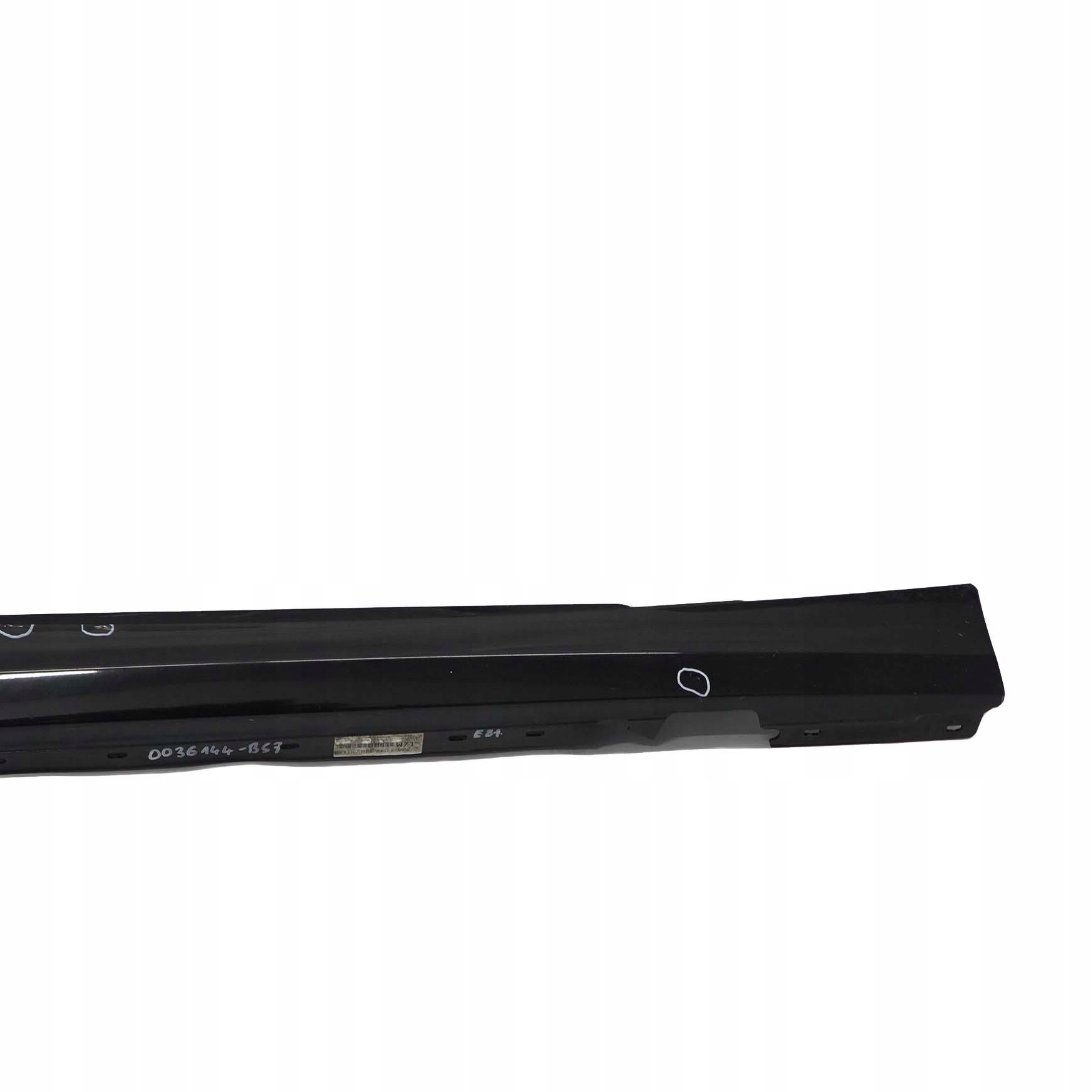 BMW 1 SERIES 7 E87N LCI Sill Strip Side Skirt Right O/S Black Sapphire Metallic