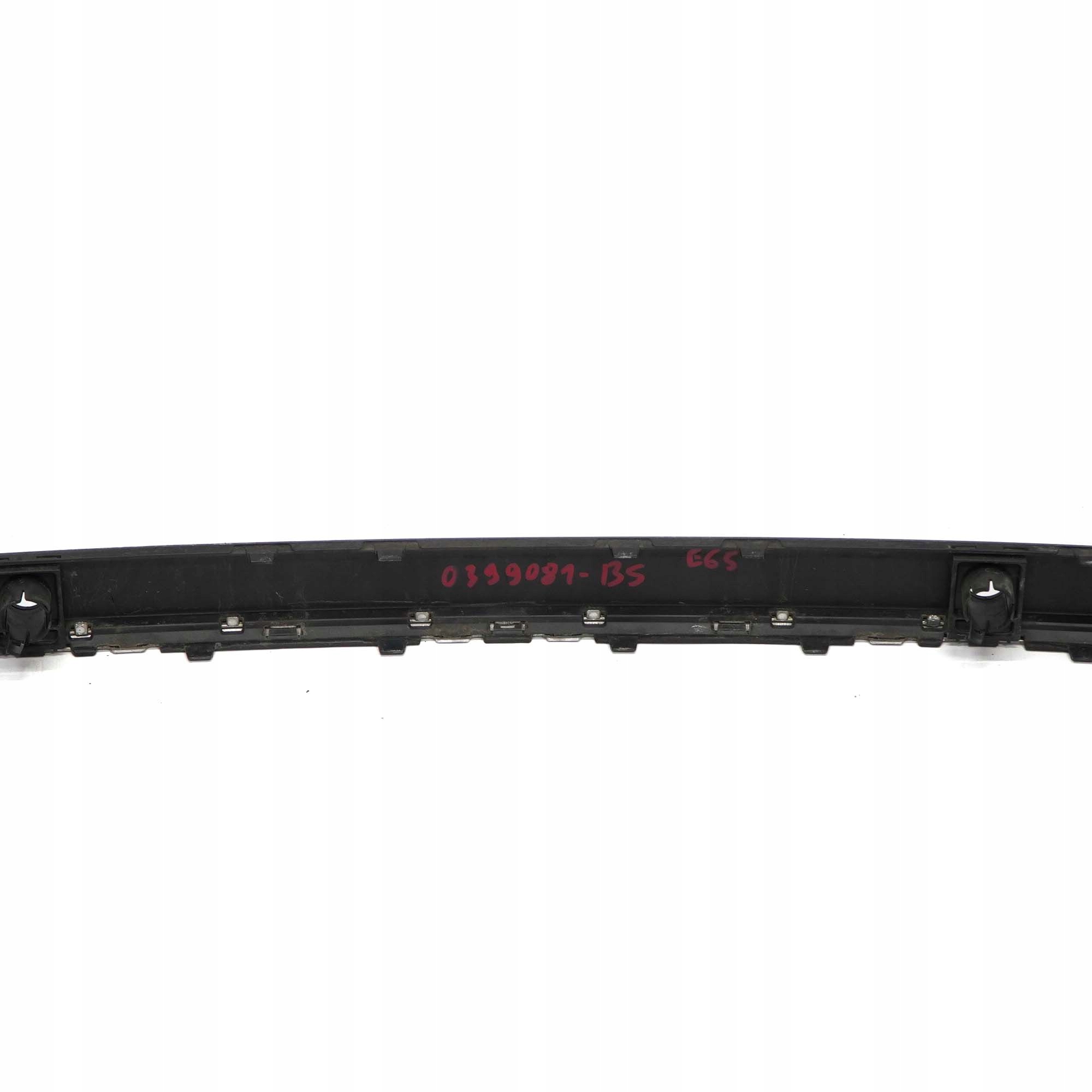 BMW 7 Series E65 E66 Bumper Strip Guard Rear Centre Black Sapphire Metallic 475