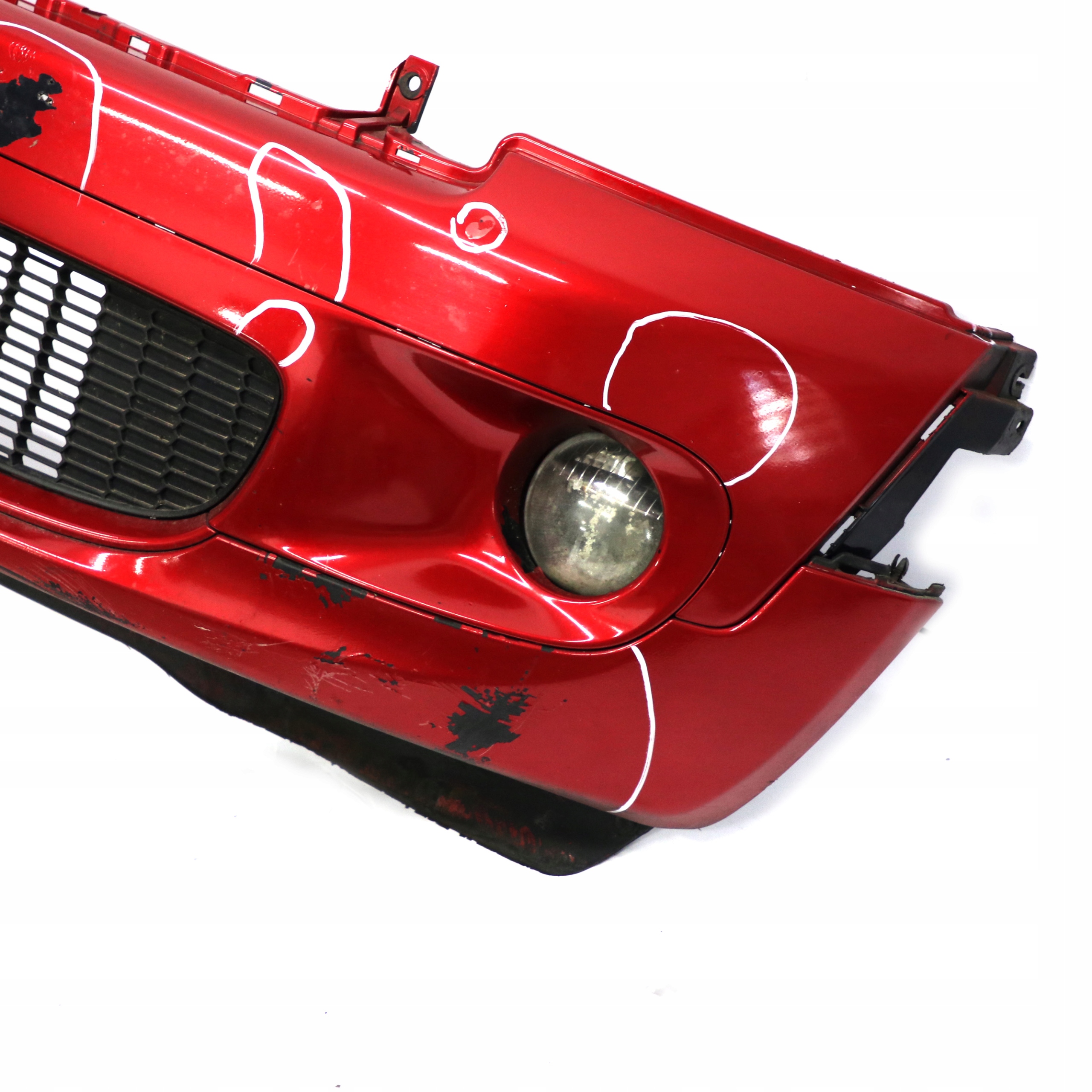 Mini Cooper S R55 R56 Complete Front Bumper Trim Panel Red Painted