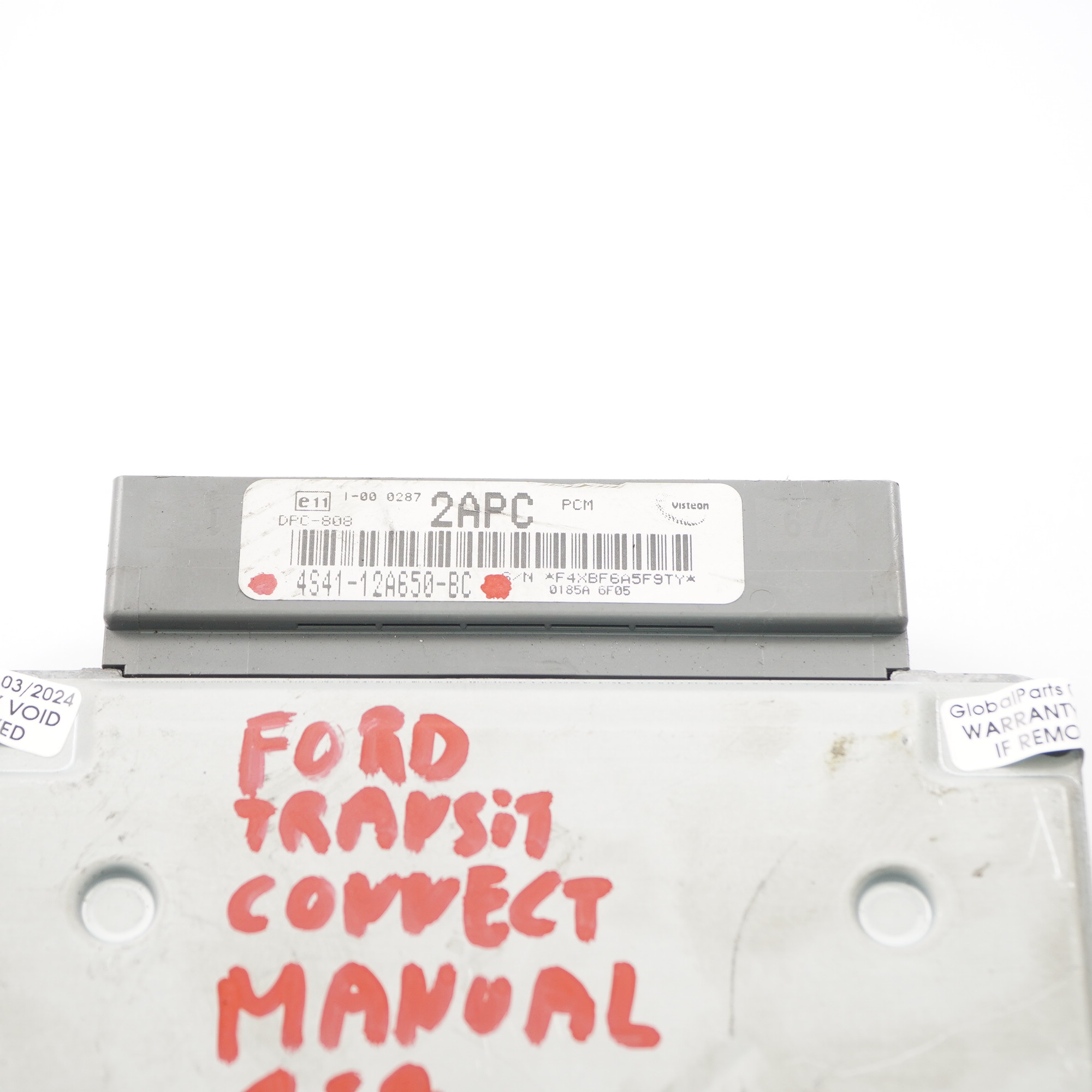 Ford Transit Connect 1.8 Diesel Engine Control ECU Module Manual 4S4112A650BC