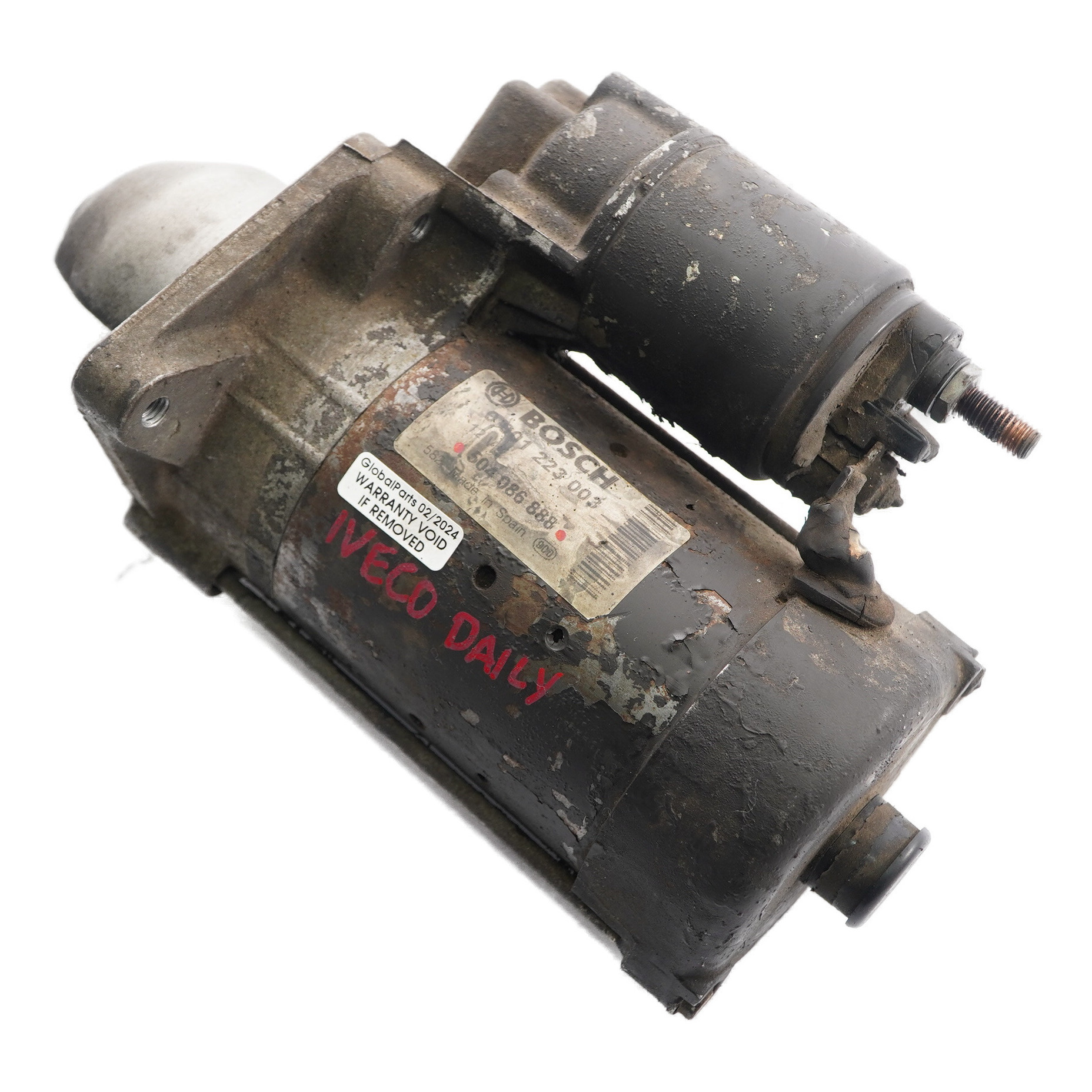 Iveco Daily MK3 Diesel Anlasser Motor Bosch 504086888 0001223003