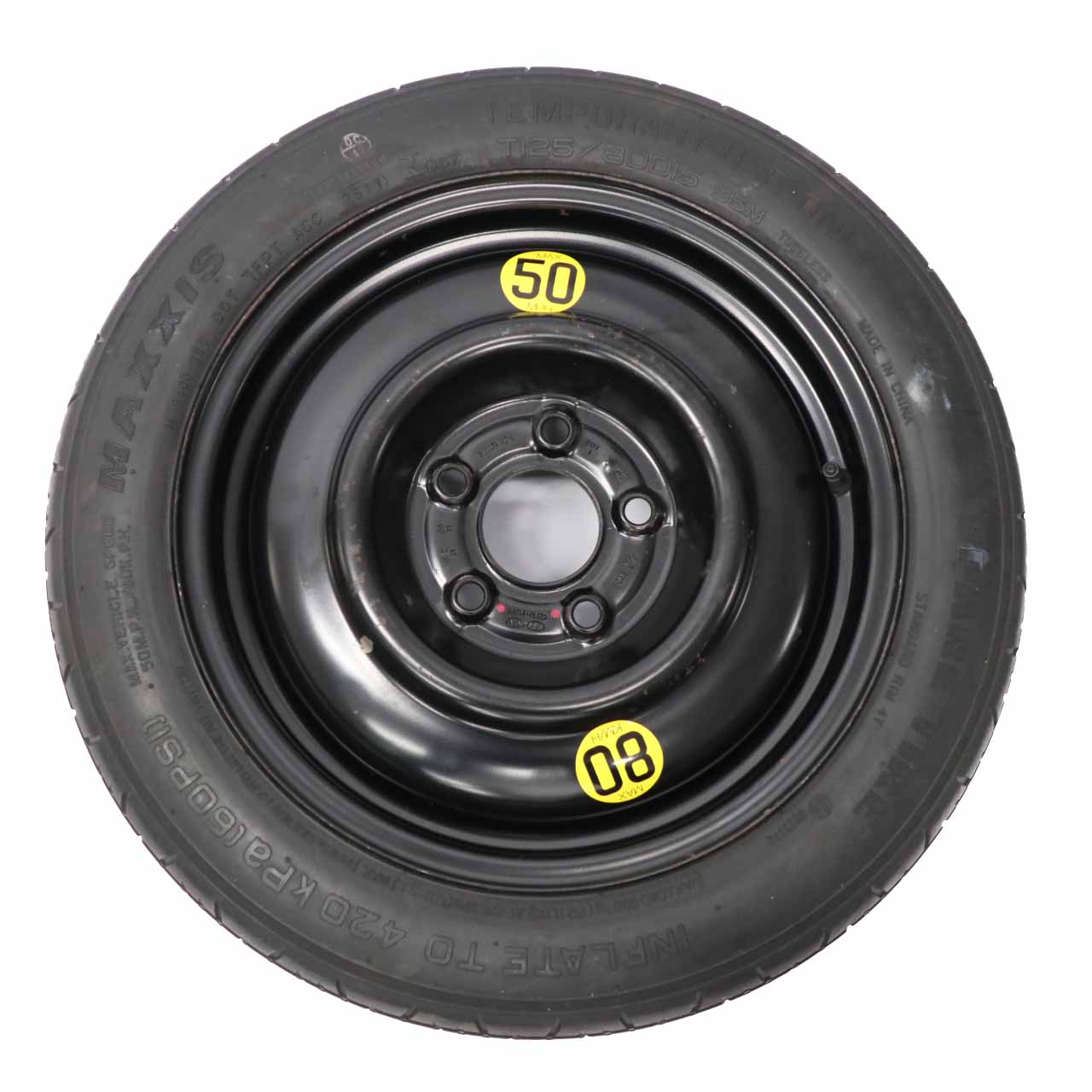 Roue de secours KIA CEED Compact Steel R15 Tyre 4J 125/80 52910-1H900