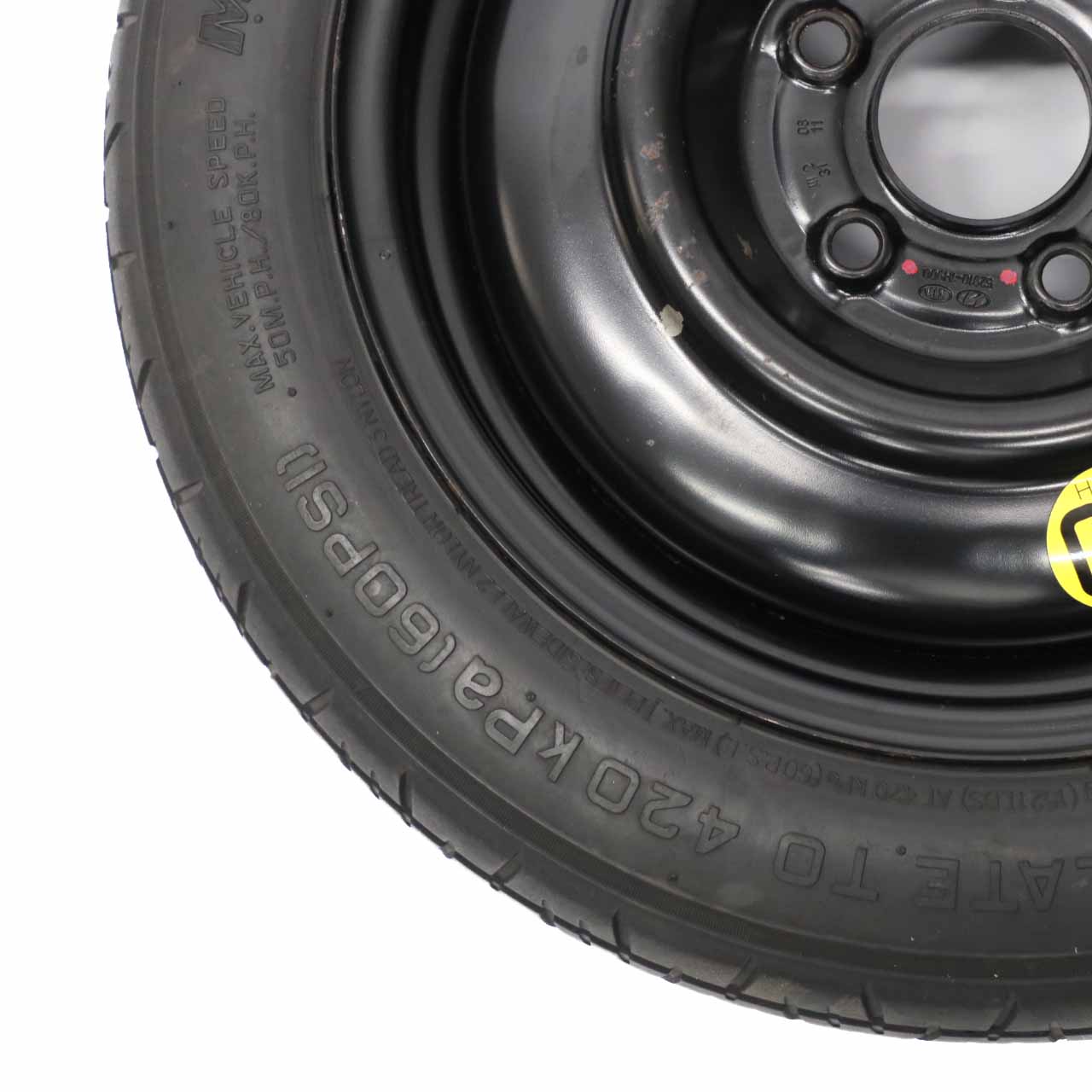 Roue de secours KIA CEED Compact Steel R15 Tyre 4J 125/80 52910-1H900