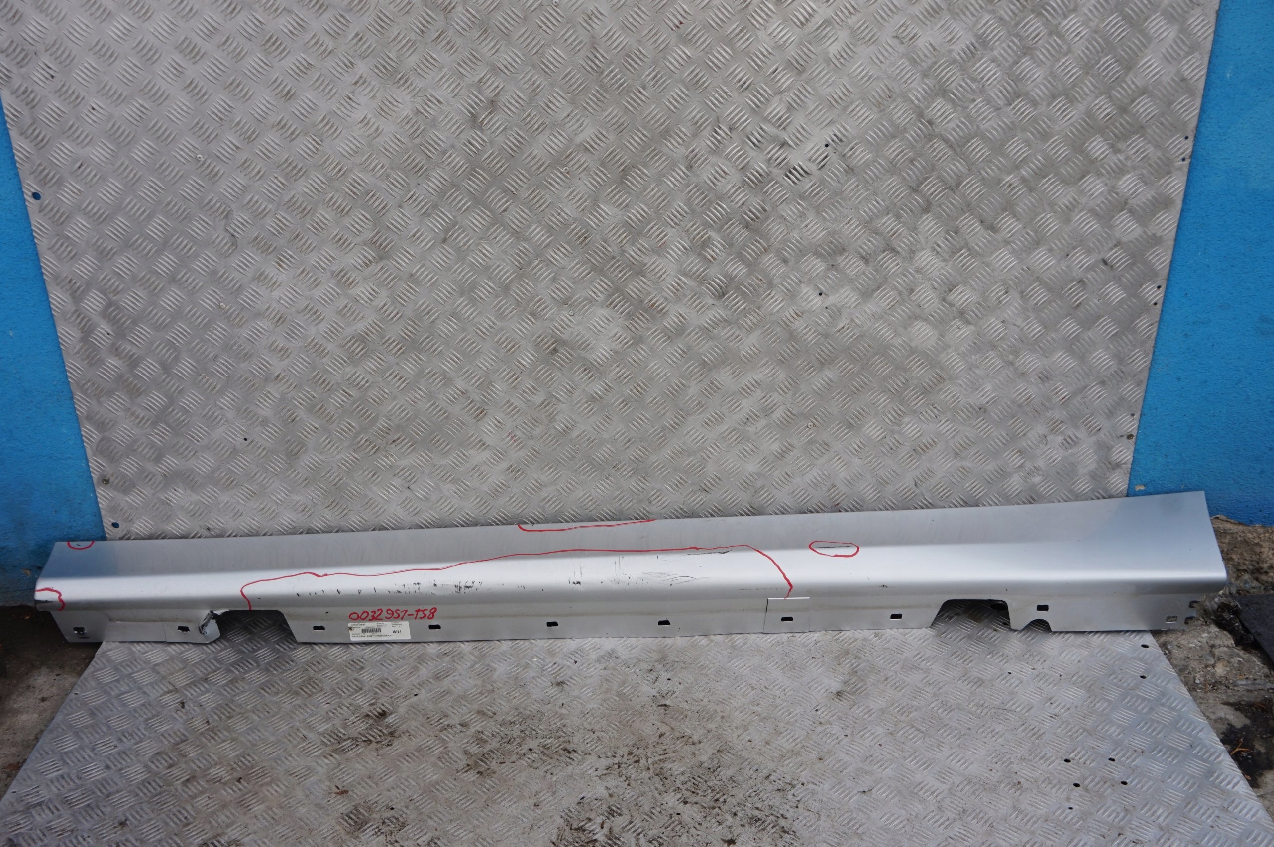 BMW 3 Series 8 E90 E91 Sill Strip Side Skirt Left N/S Titansilber Silver Silber