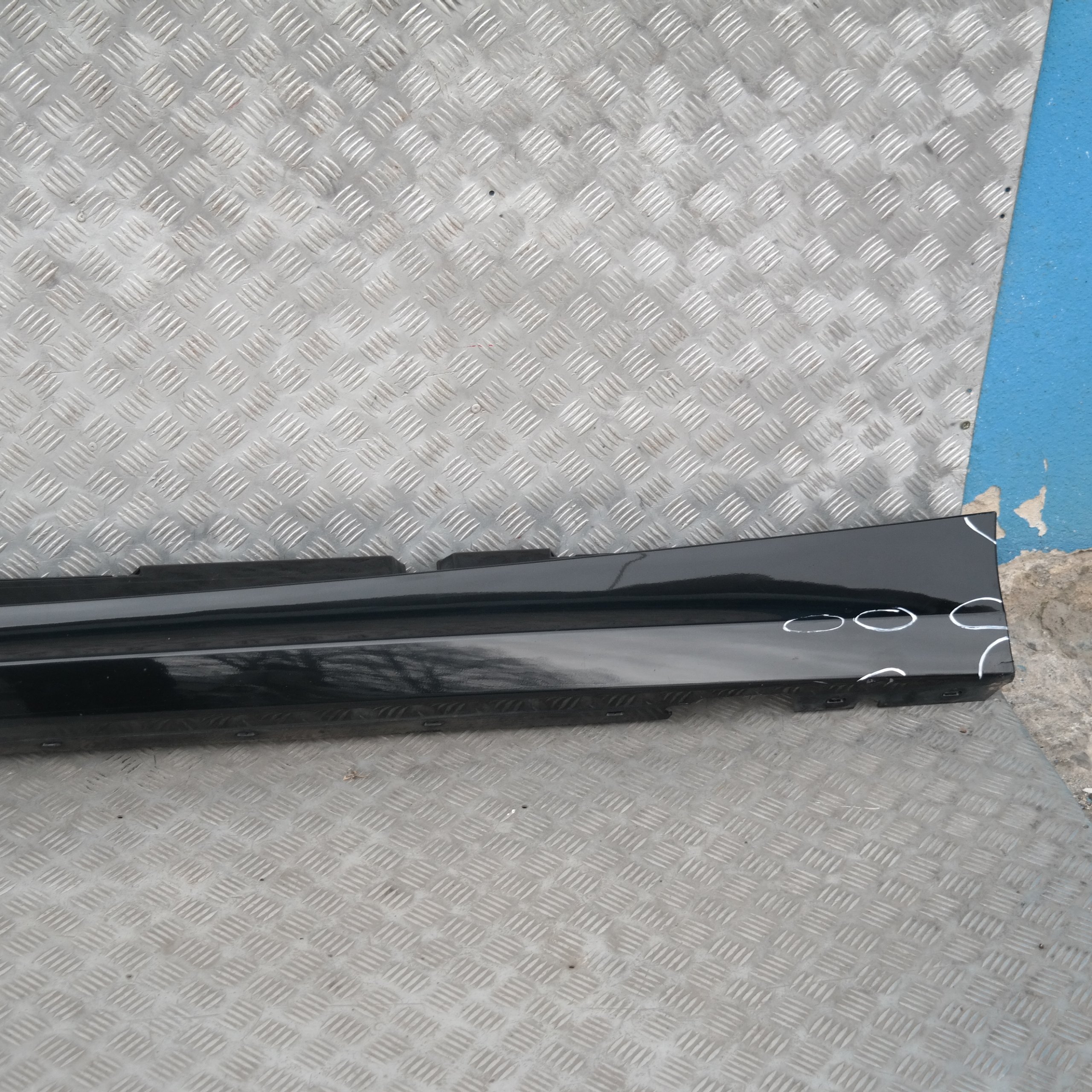 BMW 1 SERIES E87 LCI Sill Strip Side Skirt Left N/S Black Sapphire Metallic 475