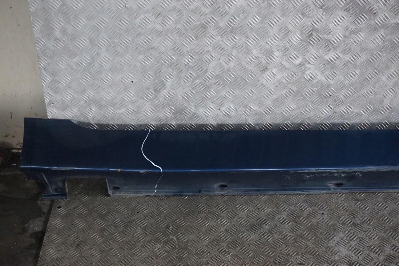 BMW 5 Series E60 E61 Door Sill Side Cover Skirt Right O/S Mysticblau Blue A07