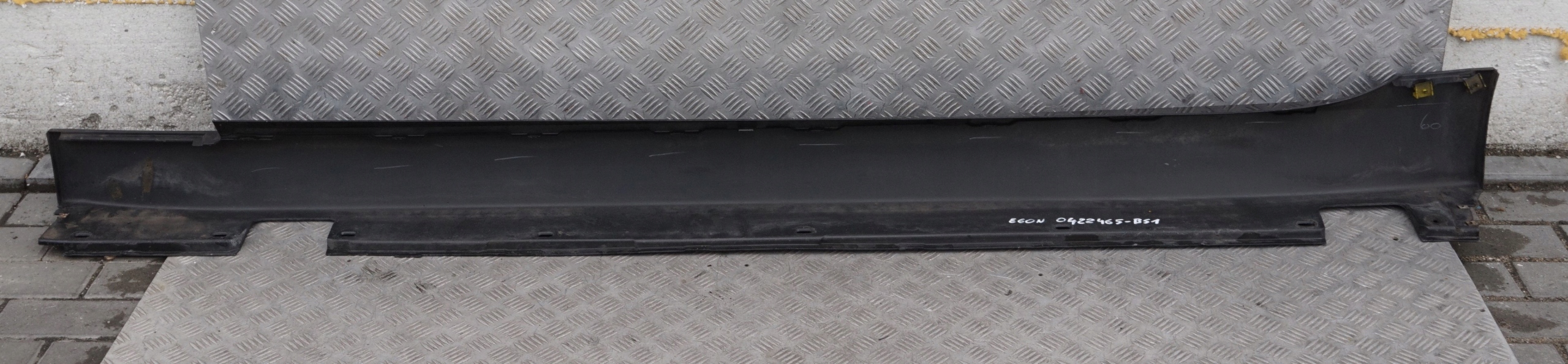 BMW 5 Series E60N E61N LCi 1 Door sill cover side skirt right O/S Black Sapphire