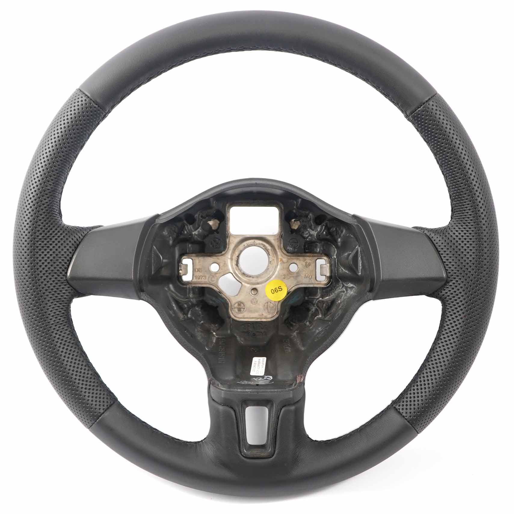 VW Volkswagen Golf 6 NEW Black Leather Steering Wheel 5K0419091