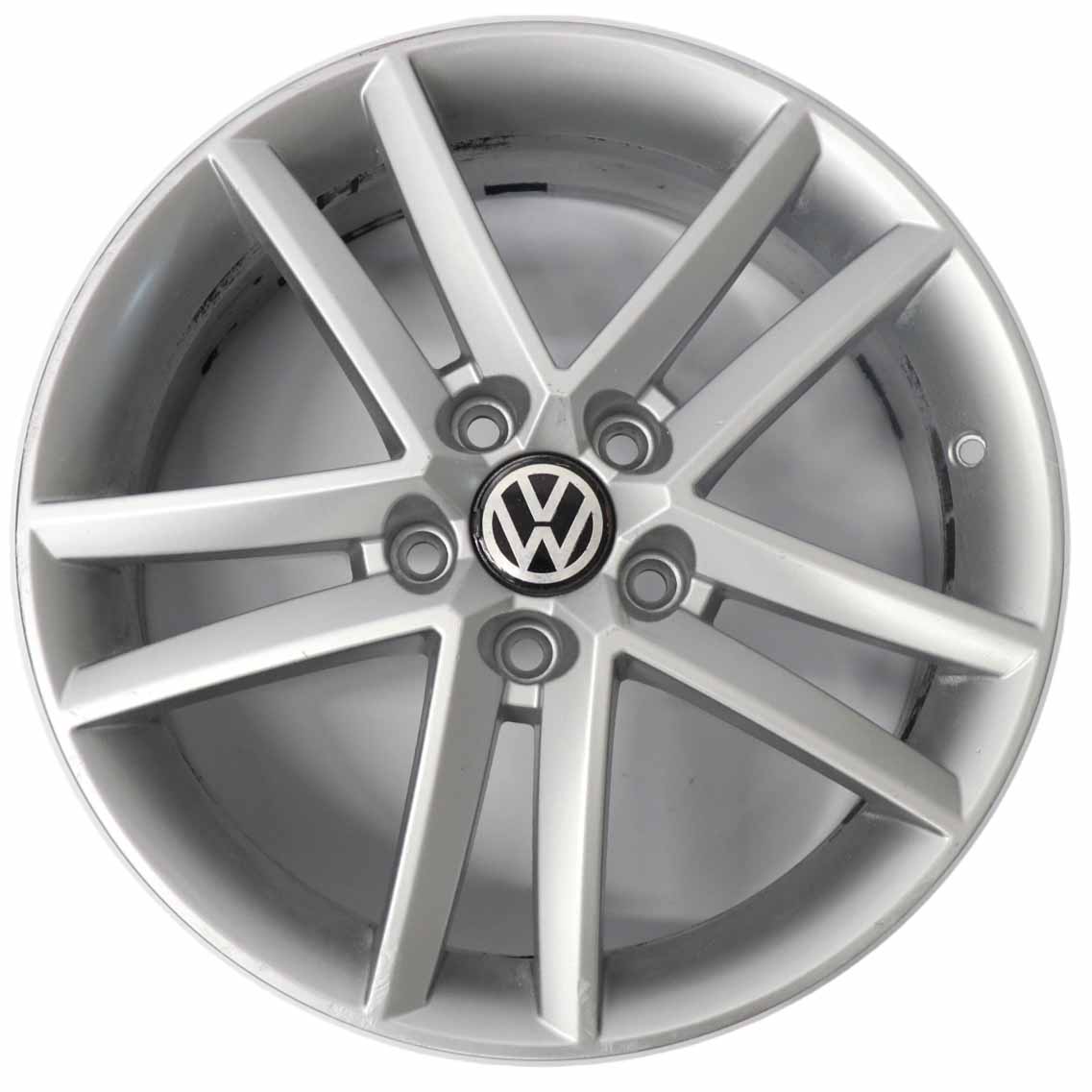 Seat Leon 2 3 Silver Alloy Wheel Rim 5 Double Spoke 17" 7J ET:54 5P0601025M