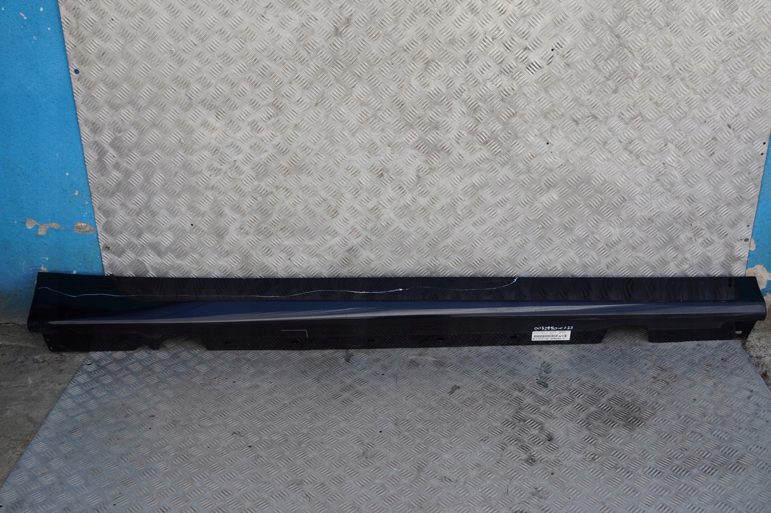 BMW 3 SERIES 2 E90 E91 Sill strip side skirt right O/S Carbonschwarz Black