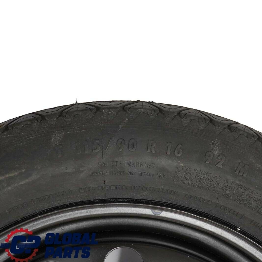 BMW E46 Compact Spare Wheel Steel Black 115/90 R16 16" 6750006