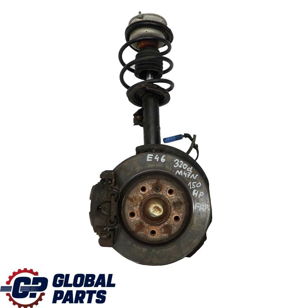 BMW 3 E46 Touring 320d M47N Front Right O/S Suspension Leg Brake Disc Wheel Hub