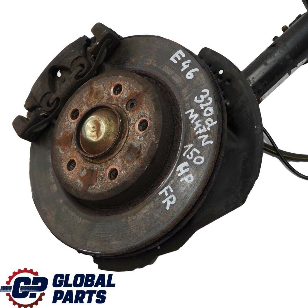 BMW 3 E46 Touring 320d M47N Front Right O/S Suspension Leg Brake Disc Wheel Hub