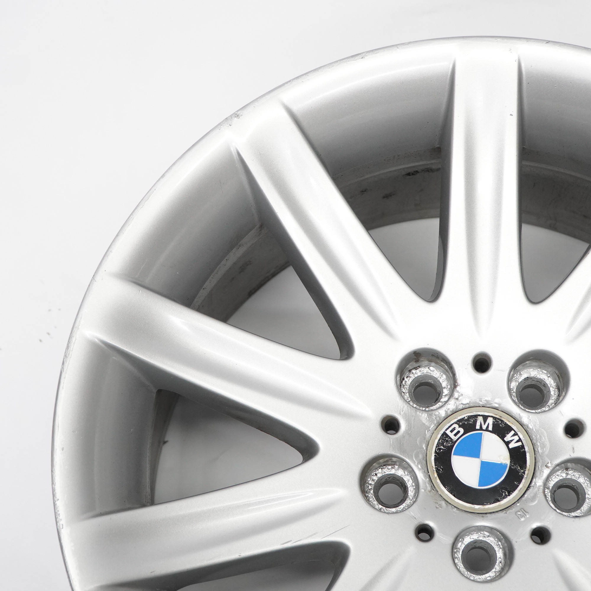 BMW E65 E66 Hinten Silberne Leicht metall felge 19" 10J ET:24 6753242