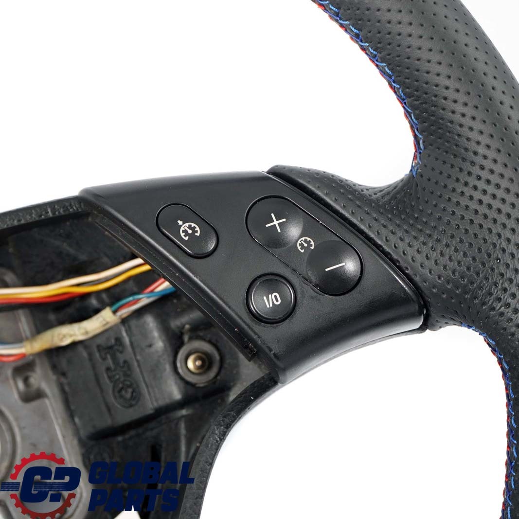 BMW 3 Series E46 NEW Sport Black Leather Steering Wheel M-tricolored Threads