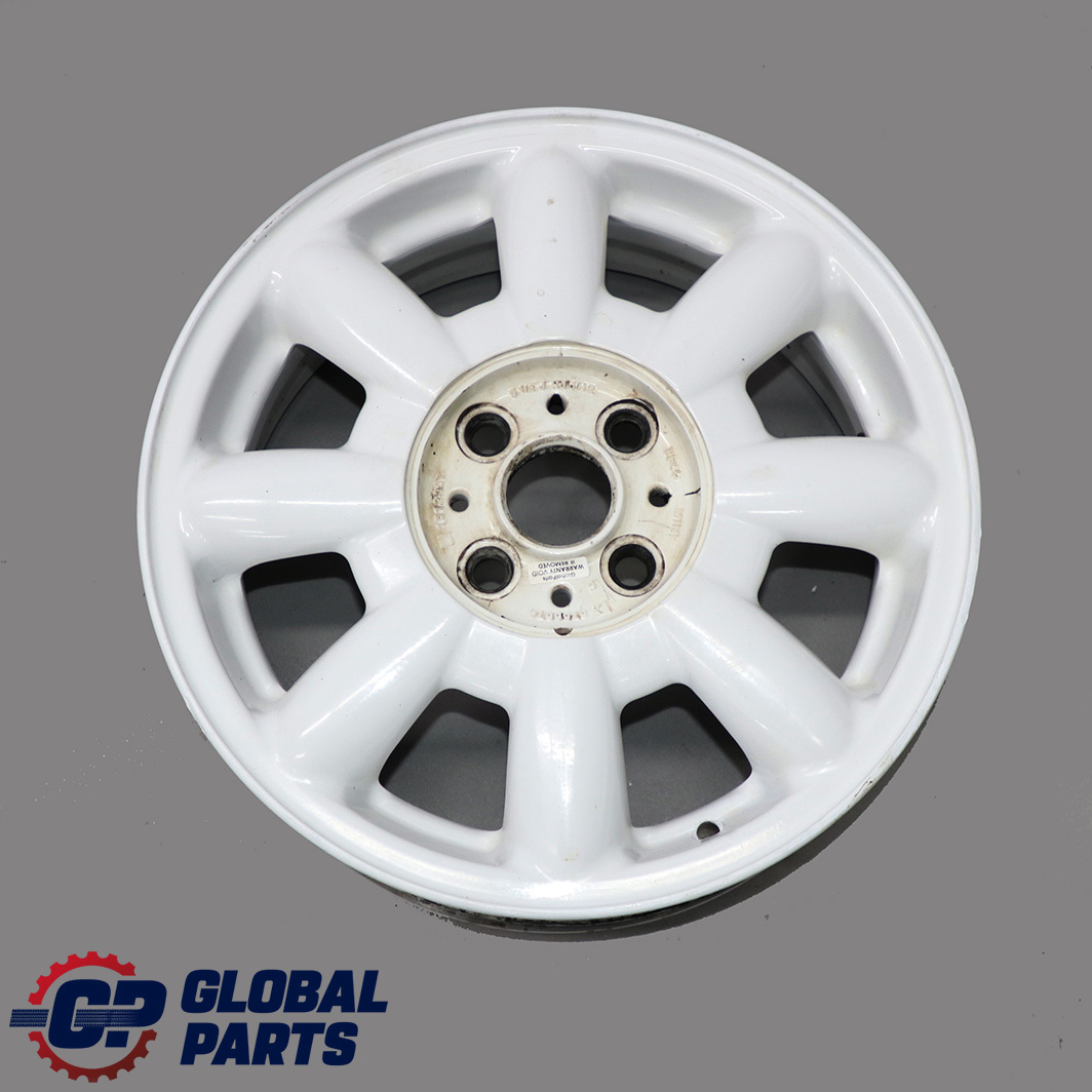 Mini Cooper One R50 R52 R53 Blanc Alliage en Alu Jante 15 " 5,5J Et : 45 6756674