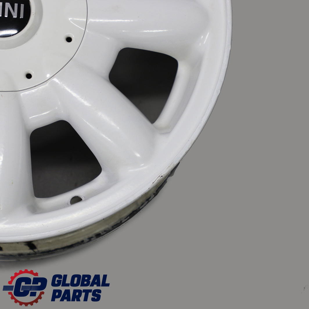 Mini Cooper One R50 R52 R53 Blanc Alliage en Alu Jante 15 " 5,5J Et : 45 6756674