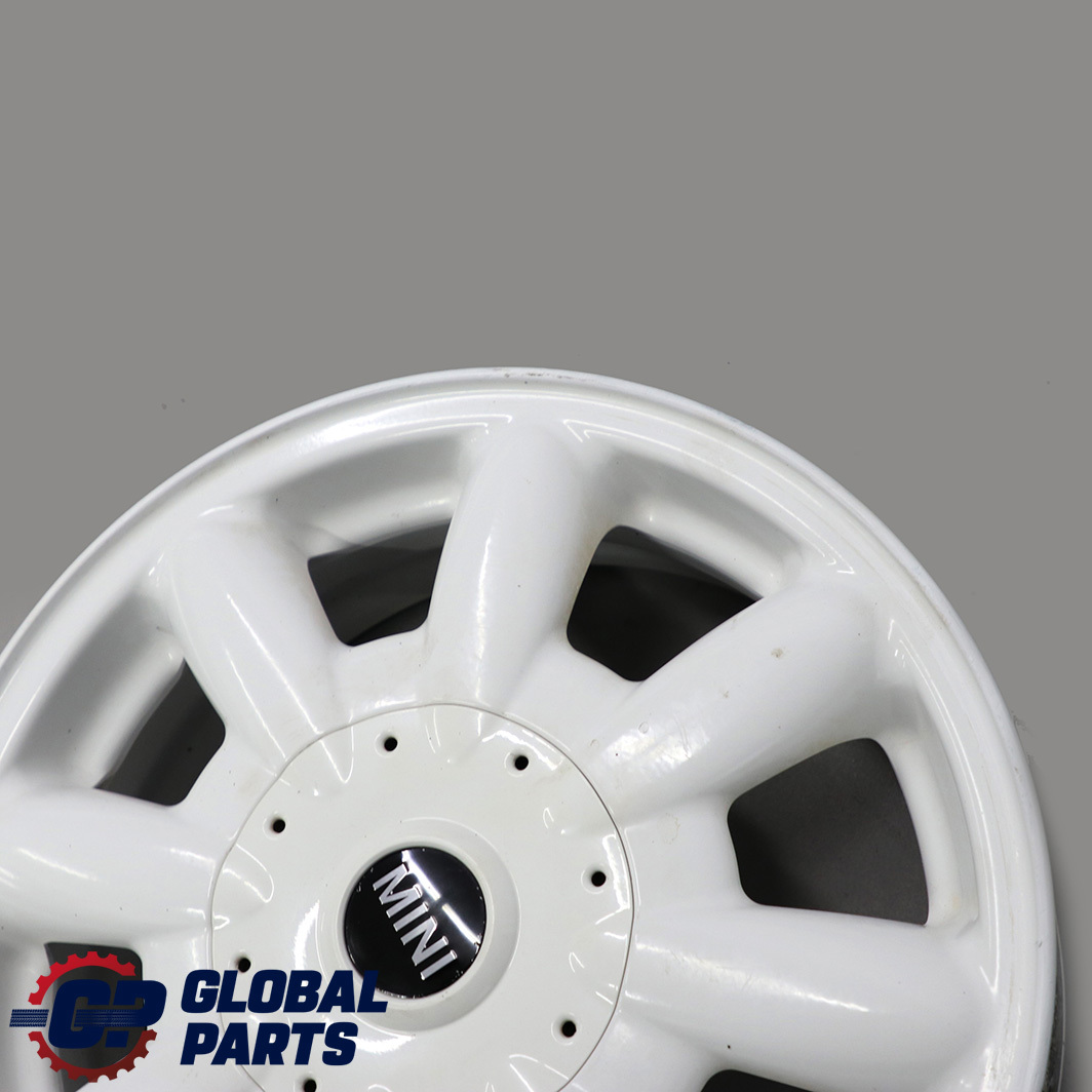 Mini Cooper One R50 R52 R53 Blanc Alliage en Alu Jante 15 " 5,5J Et : 45 6756674