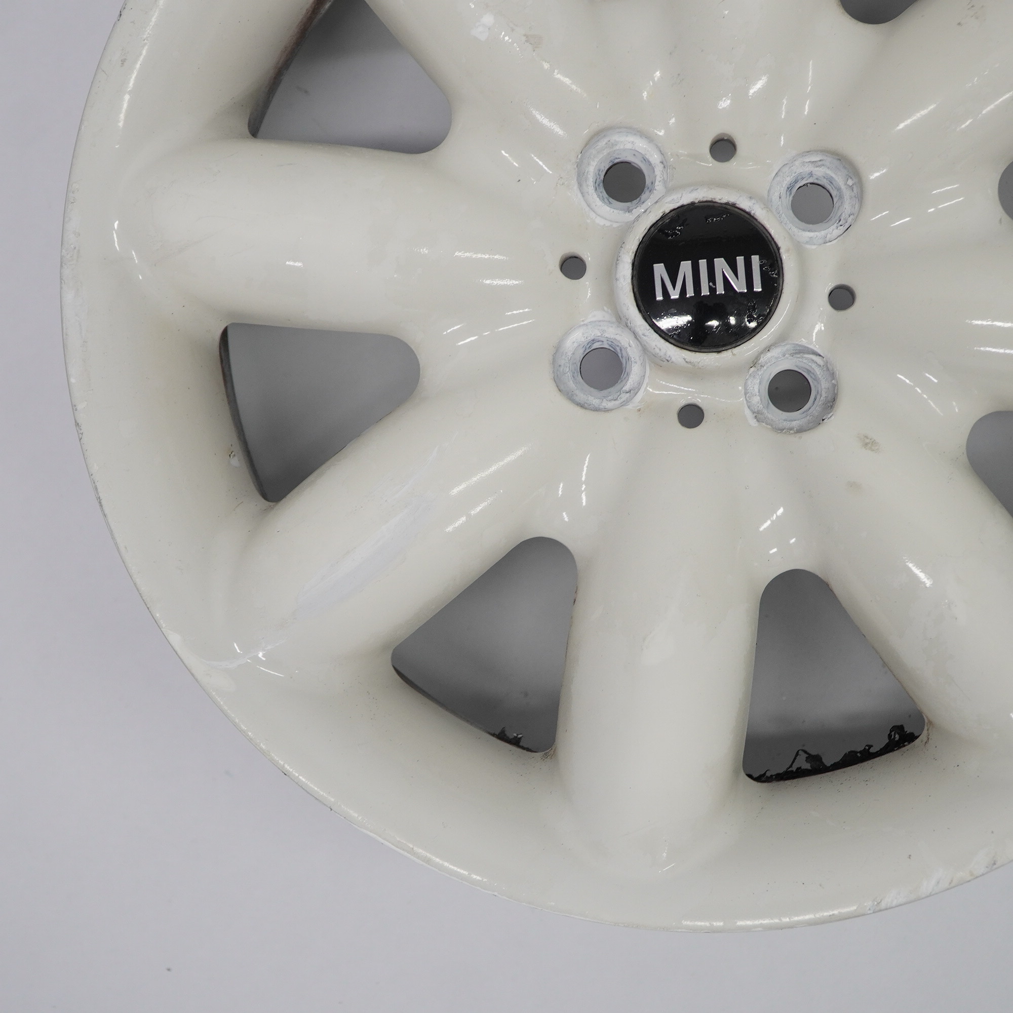 Mini Cooper One R50 R53 R55 R56 White Wheel Alloy Rim 17" 7J ET:48 S-Spoke 85