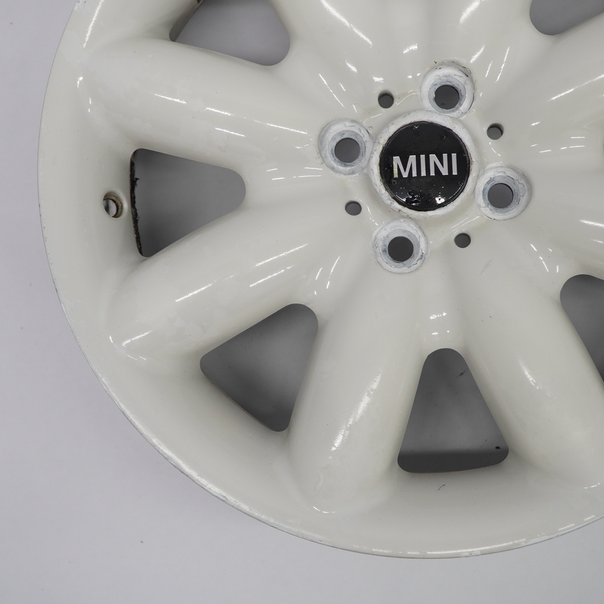 Mini Cooper One R50 R53 R55 R56 White Wheel Alloy Rim 17" 7J ET:48 S-Spoke 85