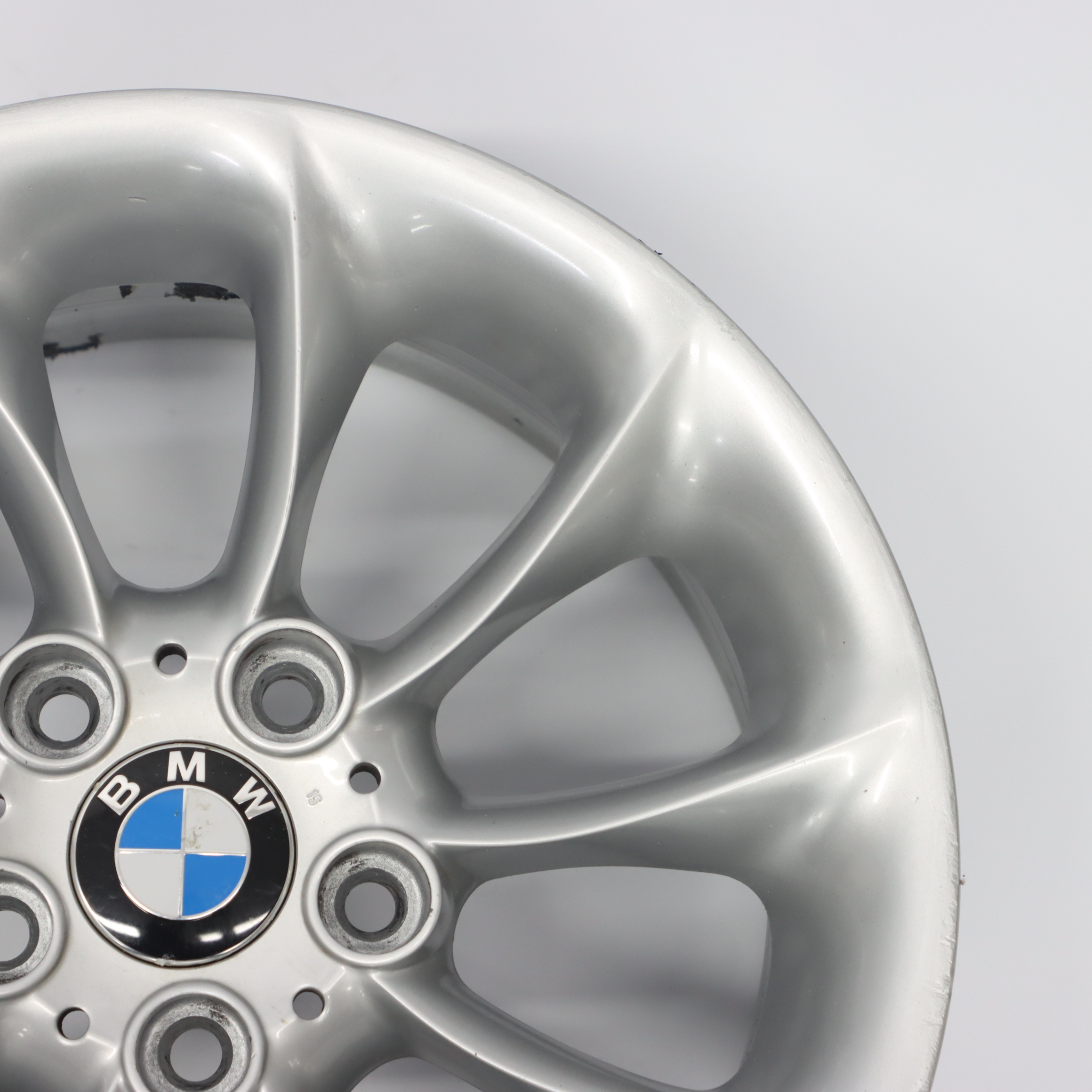 BMW Z4 Series E85 Silver Wheel Rim 17" 8J ET:47 Turbine Styling 106 6758191