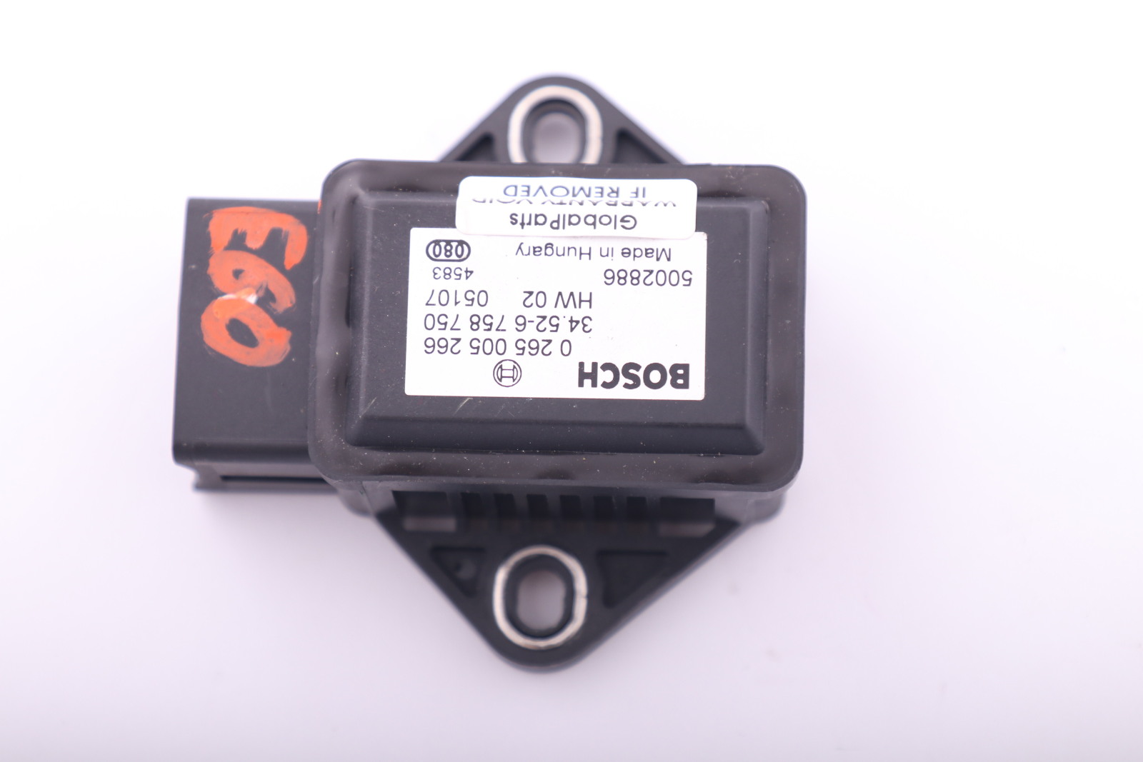 *BMW 5 er E60 E61 E63 E64 DSC Steuergerät Drehratensensor Sensor 0265005266