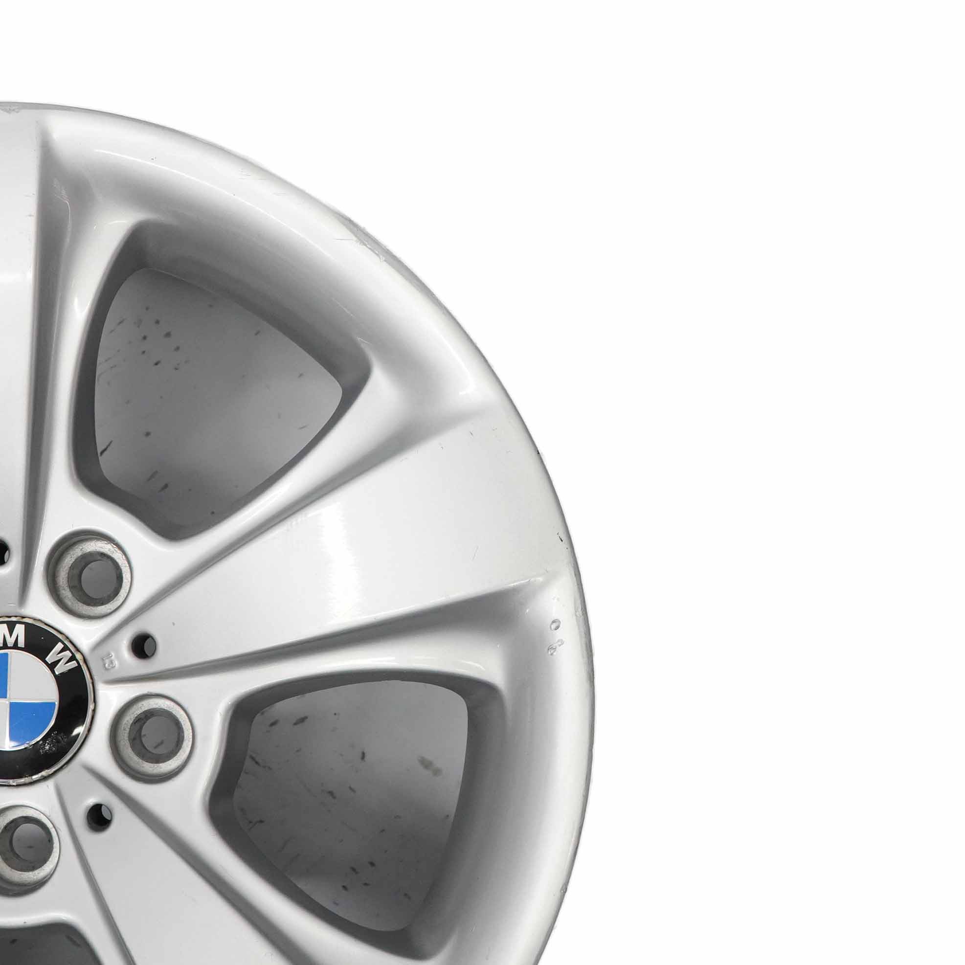 Wheel Rim BMW E63 E64 Silver Alloy 17" Star Spoke 117 7,5J ET:14 6758776