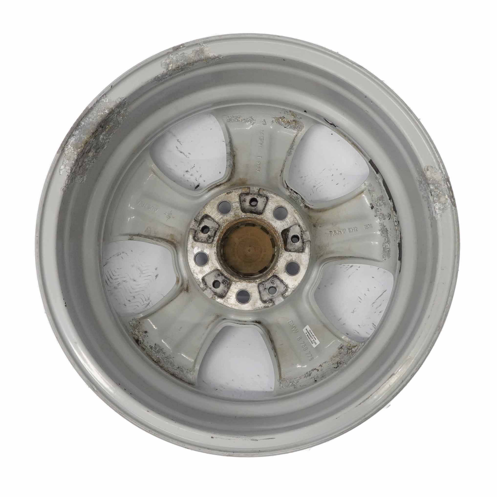 Wheel Rim BMW E63 E64 Silver Alloy 17" Star Spoke 117 7,5J ET:14 6758776