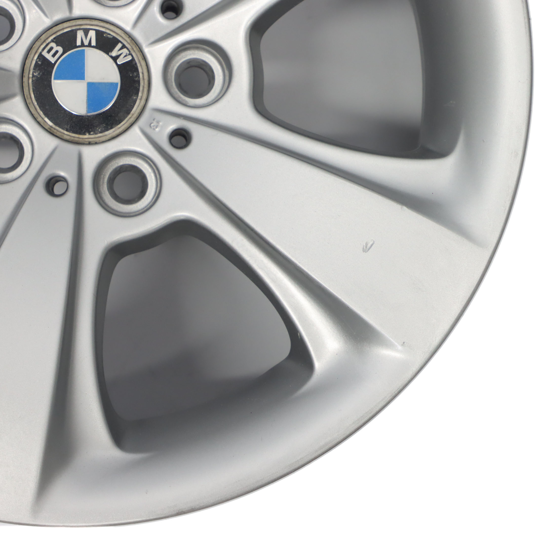 Wheel Rim BMW E63 E64 Silver Alloy 17" Star Spoke 117 7,5J ET:14 6758776