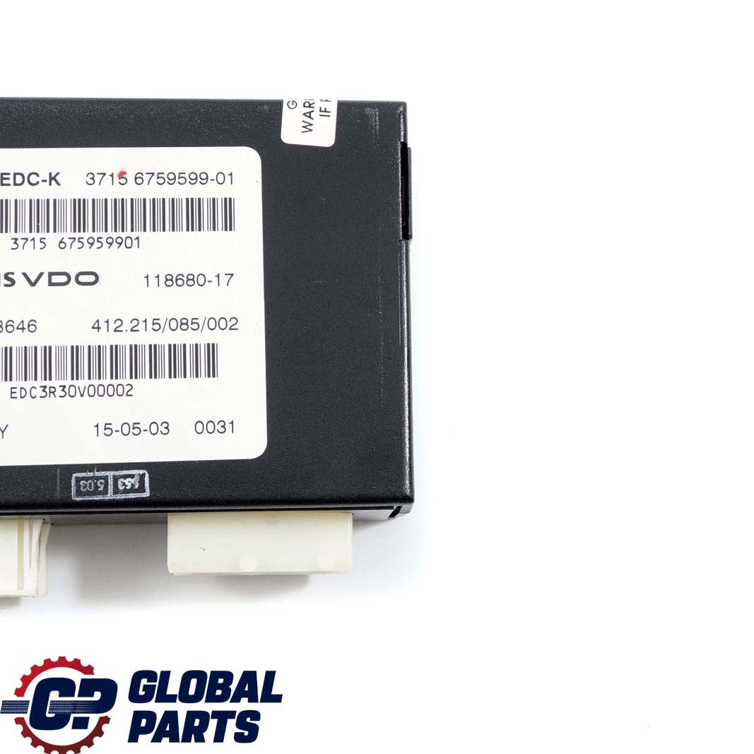 BMW 5 6 er E60 E61N LCI E65 EDC-K Steuergerät ECU 6759599