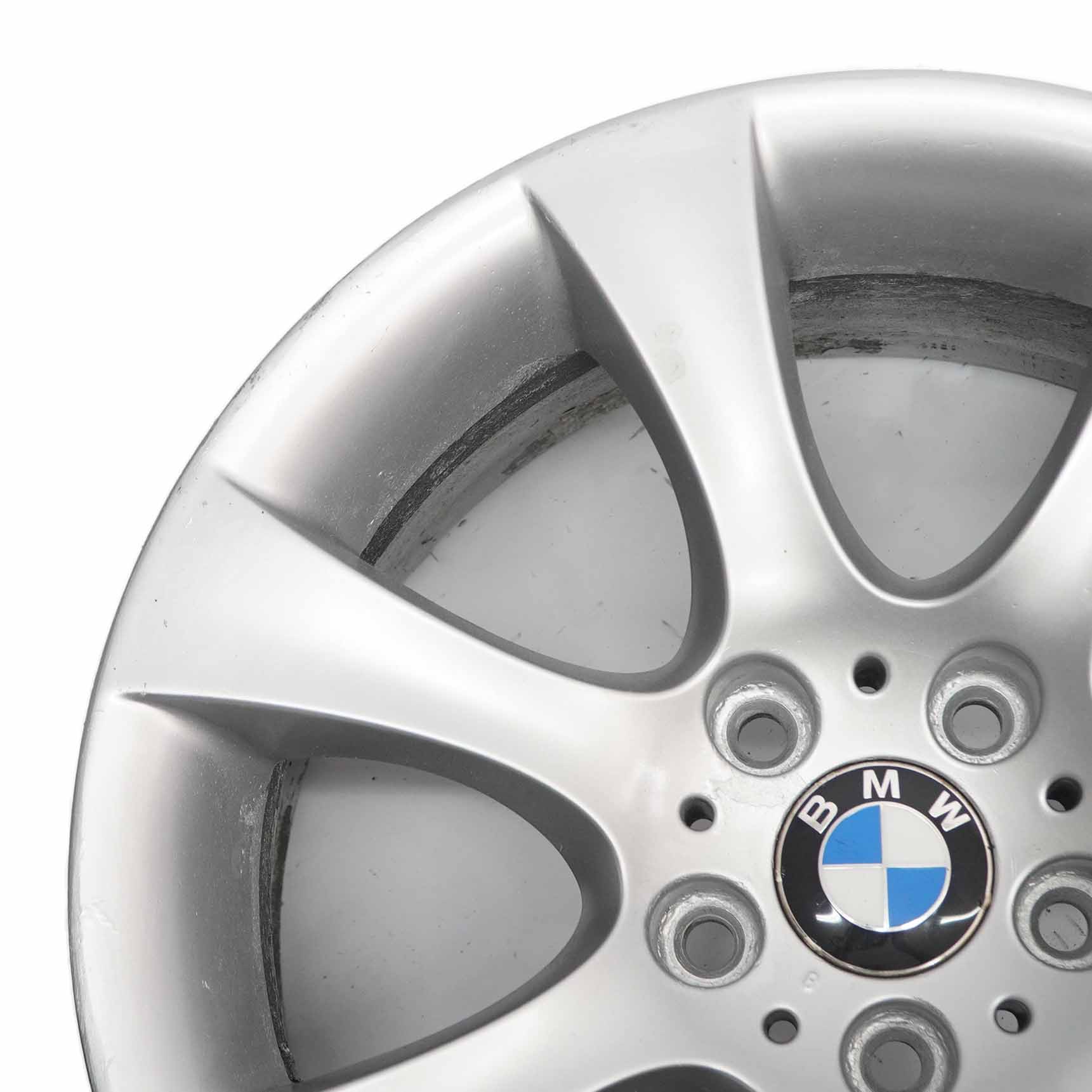 BMW Série 5 E60 E61 Jante Alliage Argent 18" 8J ET:20 Star Spoke 124 6760617