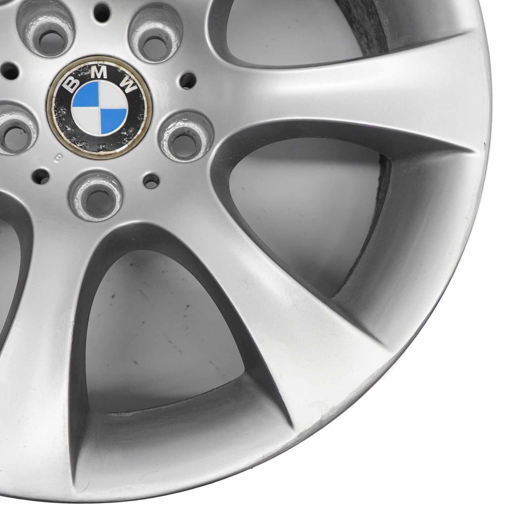 BMW Série 5 E60 E61 Jante Alliage Argent 18" 8J ET:20 Star Spoke 124 6760617